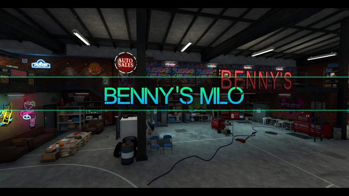 Benny's MLO – Fully Open Source | FiveM Premium Custom Shop Interior